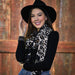 Deb Leopard Scarf - Ecru