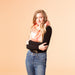 Fringle Plaid Blanket Scarf - Pink & Beige