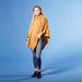 Marissa Knit Poncho - Gold