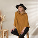 Marissa Knit Poncho - Gold