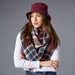 Corduroy Bucket Hat - Cranberry