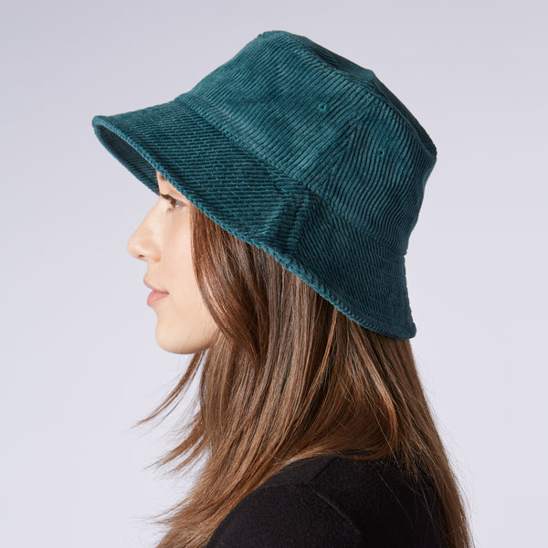 Wholesale Corduroy Bucket Hat - Teal Green – Hadley Wren Wholesale