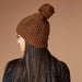 Cheveron Knit Hat - Brown
