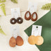 Wood Circle Earrings