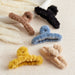 Teddy Hair Claw - Mustard