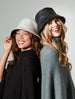 Tweed Bucket Hat - Black