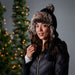 Knitted Trapper Hat - Black