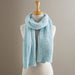 Chenille Knit Scarf - Blue
