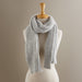 Chenille Knit Scarf - Gray
