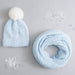Chenille Knit Beanie - Blue