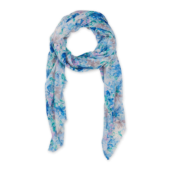 Flora Scarf - Blue