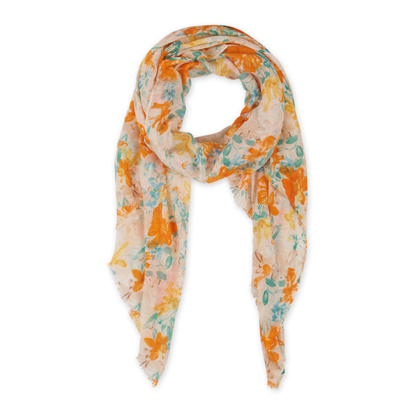 Flora Scarf - Orange