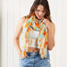 Flora Scarf - Orange