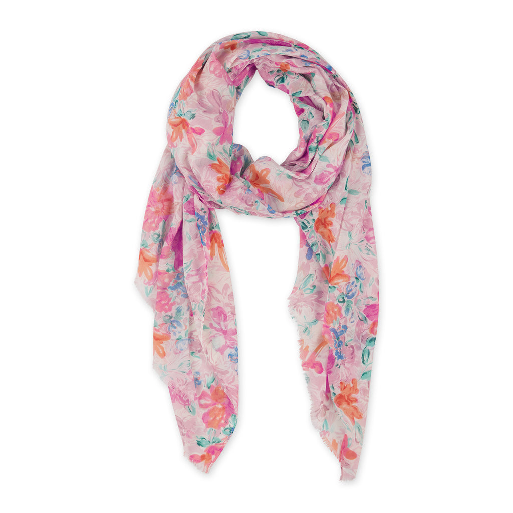 Flora Scarf - Pink