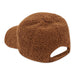 Fleece Ball Cap - Brown
