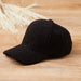 Fleece Ball Cap - Black