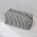 Corduroy Cosmetic Bag - Gray