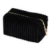 Corduroy Cosmetic Bag - Black