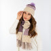 Crystal Scarf - Purple