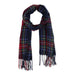 Winter Plaid Scarf - Blue