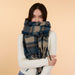 Autumn Plaid Scarf - Blue