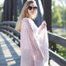 Tiny Stripe Insect Shield Scarf - Red