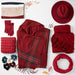 Wine Hilary Wool Panama Hat