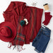 Wine Hilary Wool Panama Hat