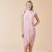 Tiny Stripe Insect Shield Scarf - Coral