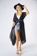 Black Lace Kimono