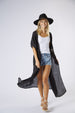 Black Lace Kimono