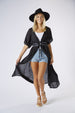 Black Lace Kimono