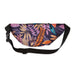 Tropical Print Fanny Pack - Purple