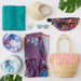 Tropical Print Fanny Pack - Purple
