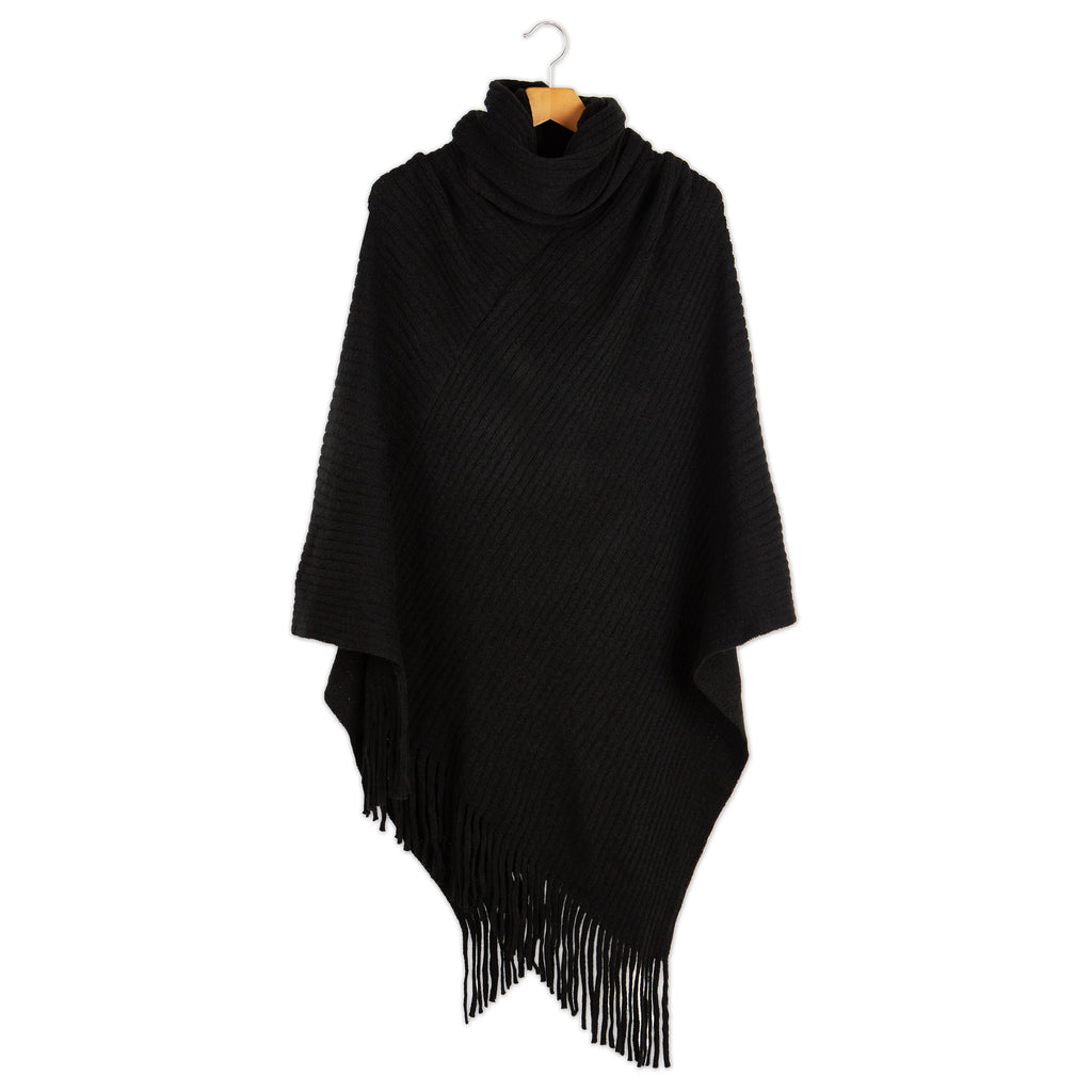 Riley Poncho - Black