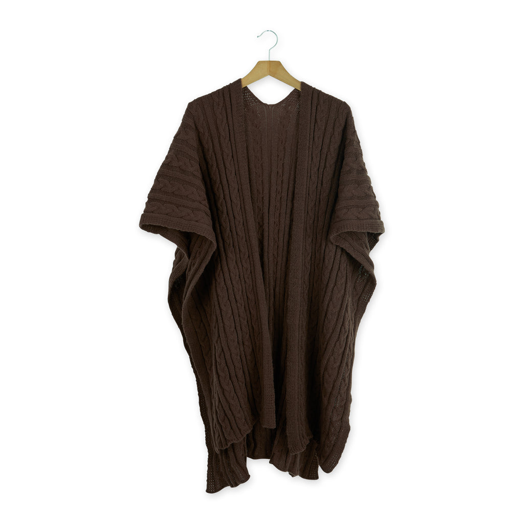 Kenna Poncho - Brown