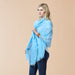 Insect Shield Scarf - Light Blue