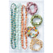 Clay Mini Flat Circle Wrap Bracelet - 12 Pack - Tickled Pink Wholesale
