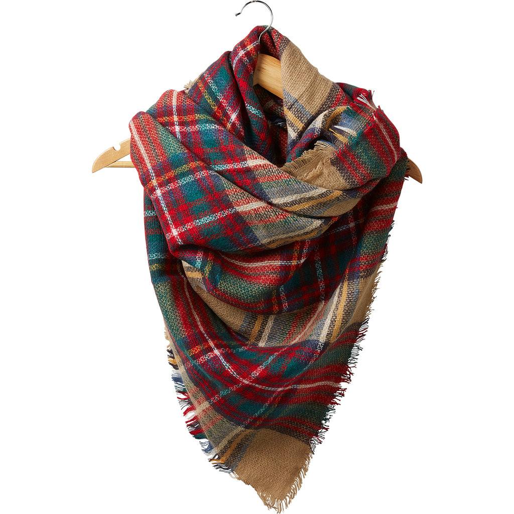 Hazelnut Blanket Scarf - Tickled Pink Wholesale