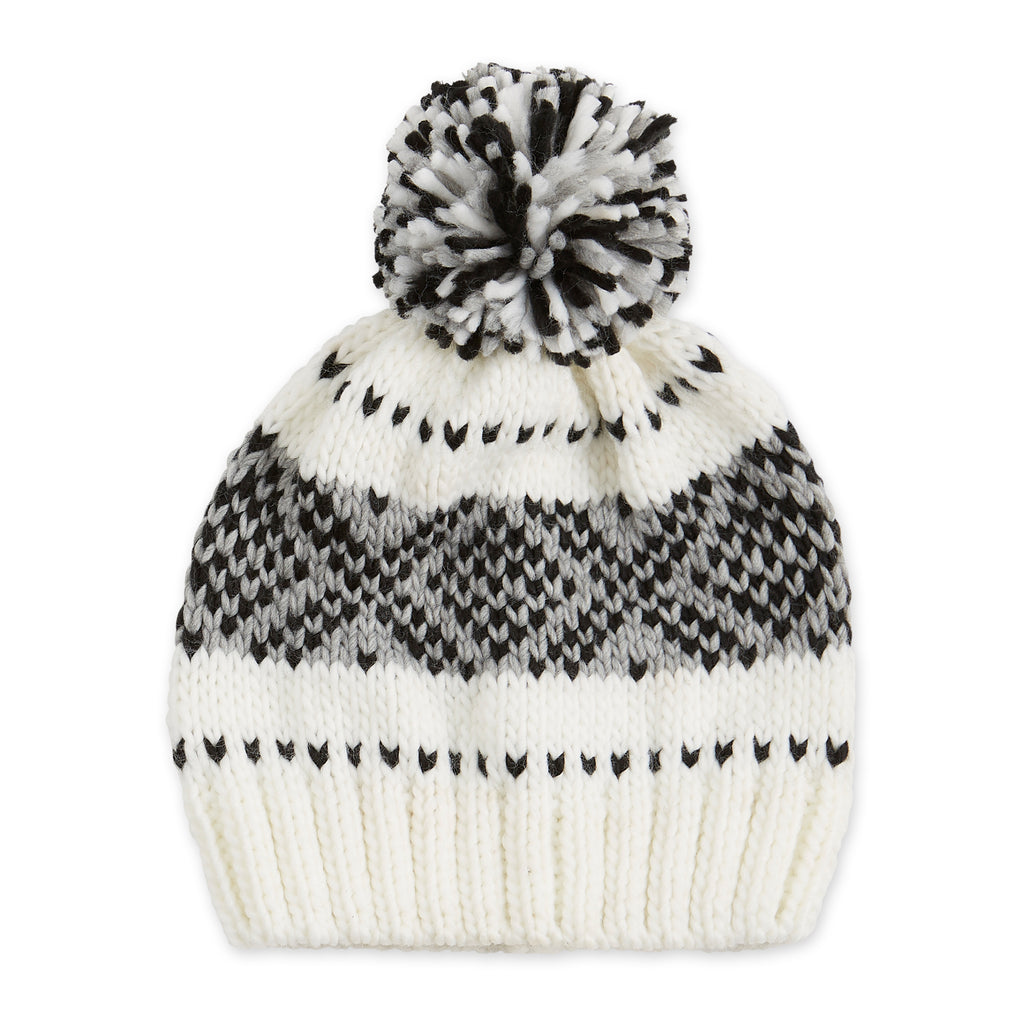 White Nordic Beanie