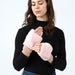 Fuzzy Bunny Mittens - Pink