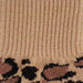Sparkle Leopard Texting Knit Goves - Khaki