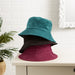 Corduroy Bucket Hat - Cranberry