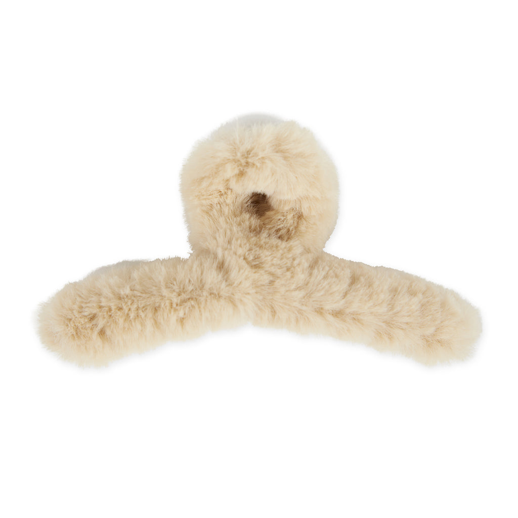 Teddy Hair Claw - Beige