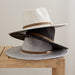 Heathered Wide Brim Hat -Cream