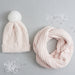Chenille Knit Beanie - Pink