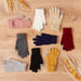 Bailey Knit Gloves - Mustard