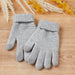 Bailey Knit Gloves - Gray