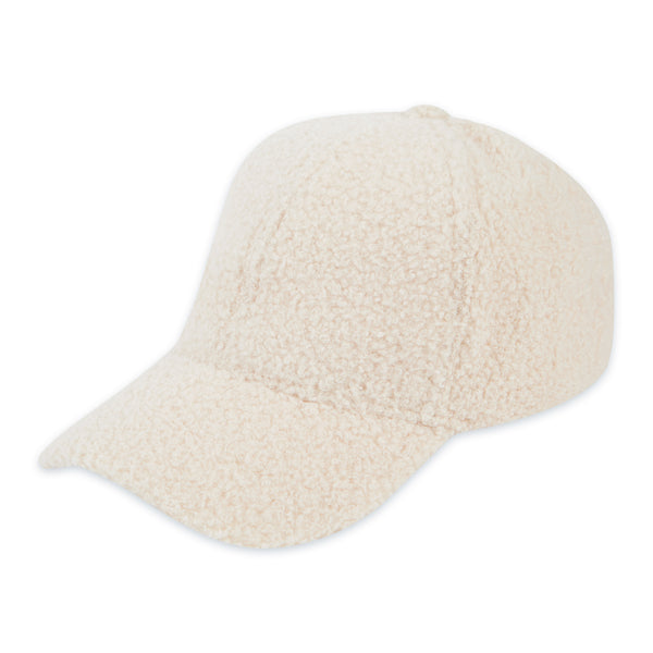 Fleece Ball Cap - Off White