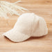 Fleece Ball Cap - Off White